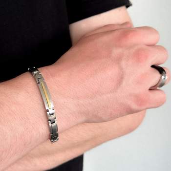 Bracelet acier 21 cm