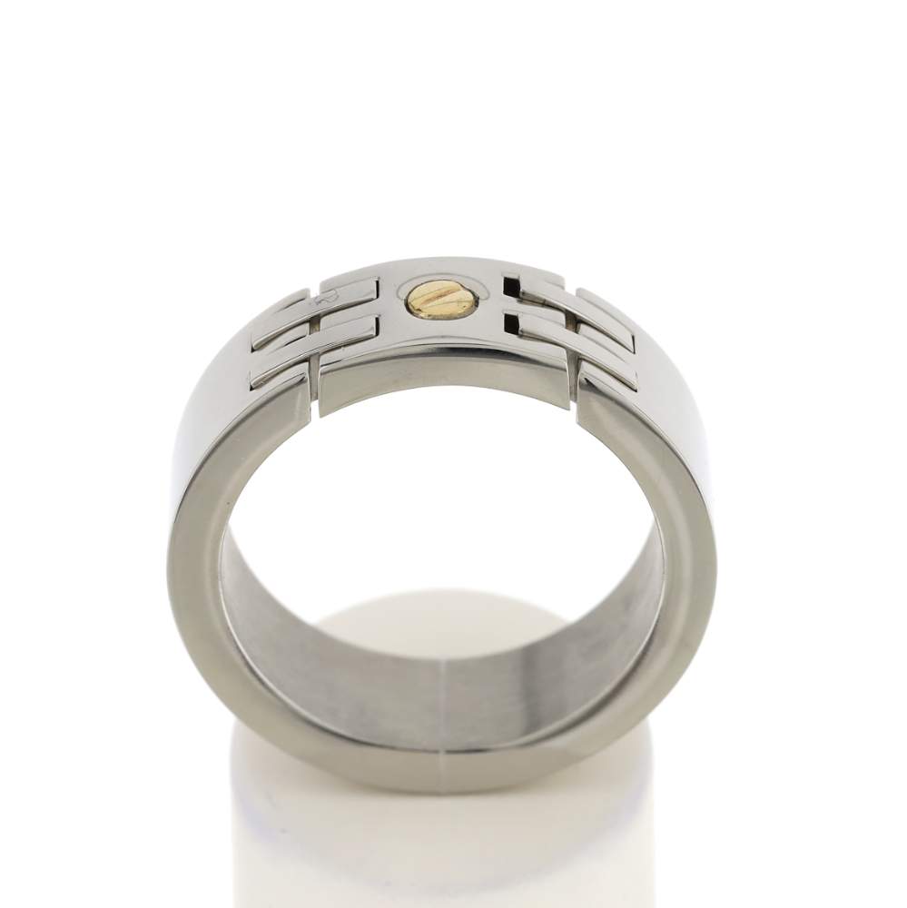 Bague acier vis - vue 1