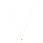 Collier or 750 motif étoile 45cm - vue 2