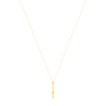Collier or 750, motif géométrique 45 cm - vue 2