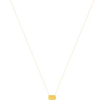 Ketting 750 geelgoud, sterdesign 45cm