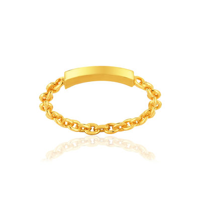 Bague plaqué or jaune