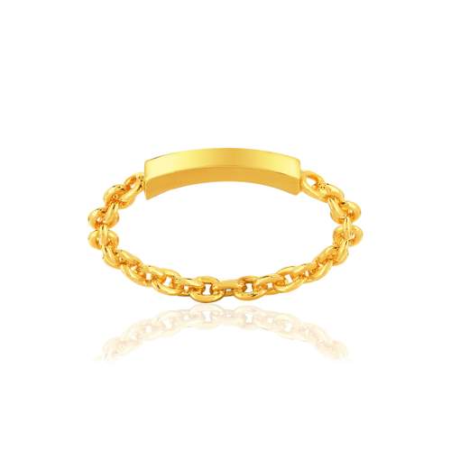 Bague plaqué or jaune