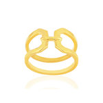 Bague plaqué or jaune - vue 1