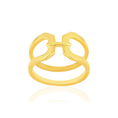 Bague plaqué or jaune - vue 1