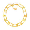 Bracelet plaqué or jaune 18 cm - vue V1