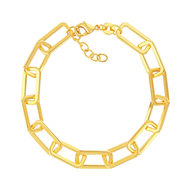 Bracelet plaqué or jaune 18 cm