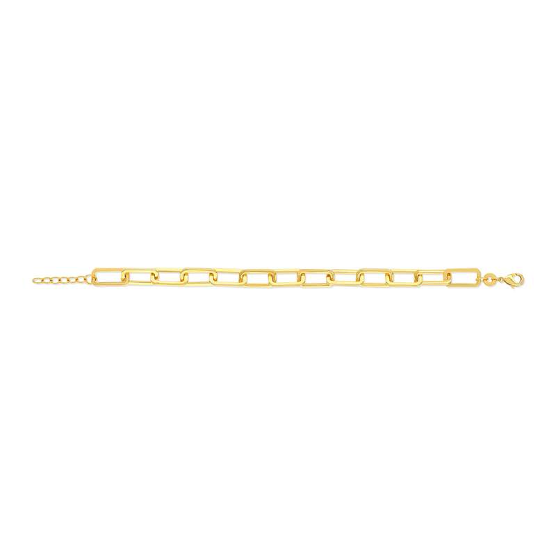Bracelet plaqué or jaune 18 cm - vue 2