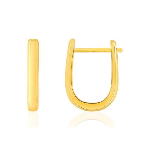 Boucles d'oreilles plaqué or jaune