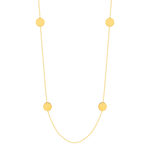 Sautoir plaqué or jaune 80 cm - vue 2