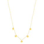 Collier plaqué or jaune 48 cm - vue 2