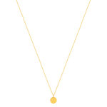 Collier plaqué or jaune médaille 48 cm - vue 2
