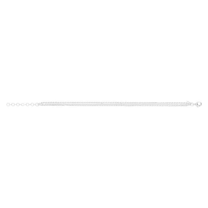 Parure argent 925 collier bracelet - vue D3