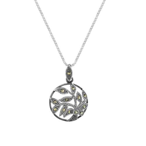 Collier argent 925 marcassites 40 cm