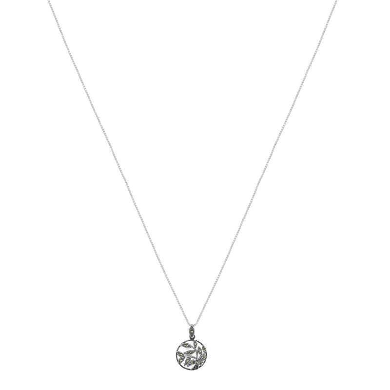 Collier argent 925 marcassites 40 cm - vue 2