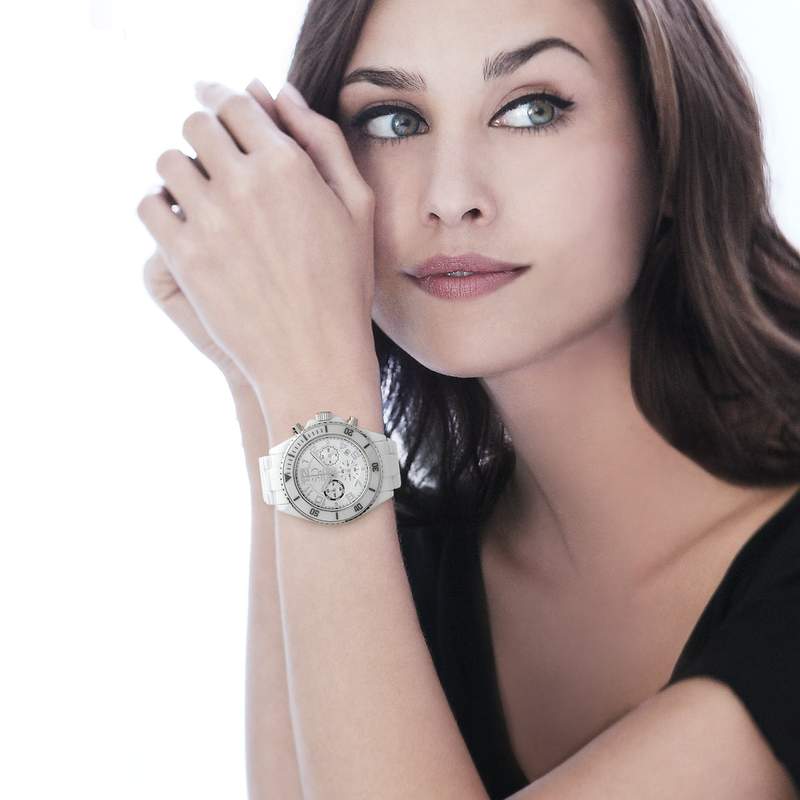 Montre Stay Original femme chronographe céramique - vue porté 1