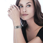 Montre Opéra femme acier - vue porté 1