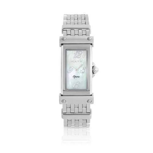 Montre Opéra femme acier