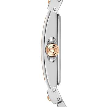 Montre Opéra femme acier et acier rose