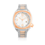 Montre homme acier et acier rosé - vue 1