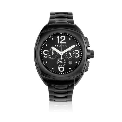 Montre chronographe homme acier