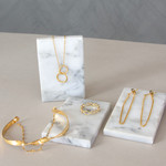 Bracelet rigide acier jaune diamètre 60 mm - vue D1