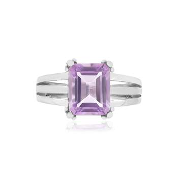 Bague argent 925 améthyste 3.30 carats