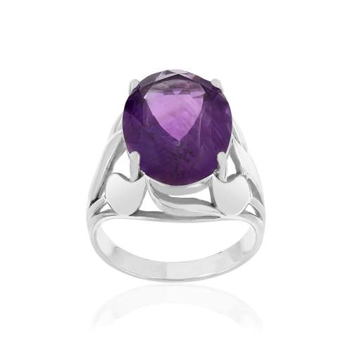 Bague argent 925 améthyste 7.50 carats