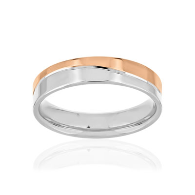 Alliance 2 ors 750 rose et blanc