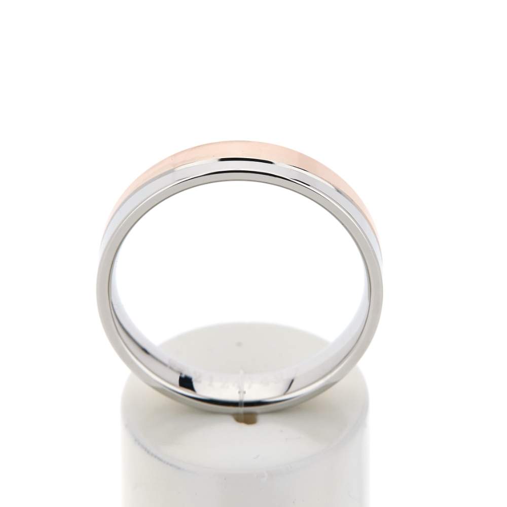 Alliance 2 ors 750 rose et blanc - vue 1