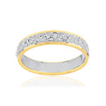 Alliance 2 ors 750 jaune et blanc - vue 1