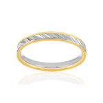 Alliance 2 ors 750 jaune et blanc - vue 1