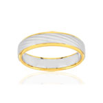Alliance 2 ors 750 jaune et blanc - vue 1