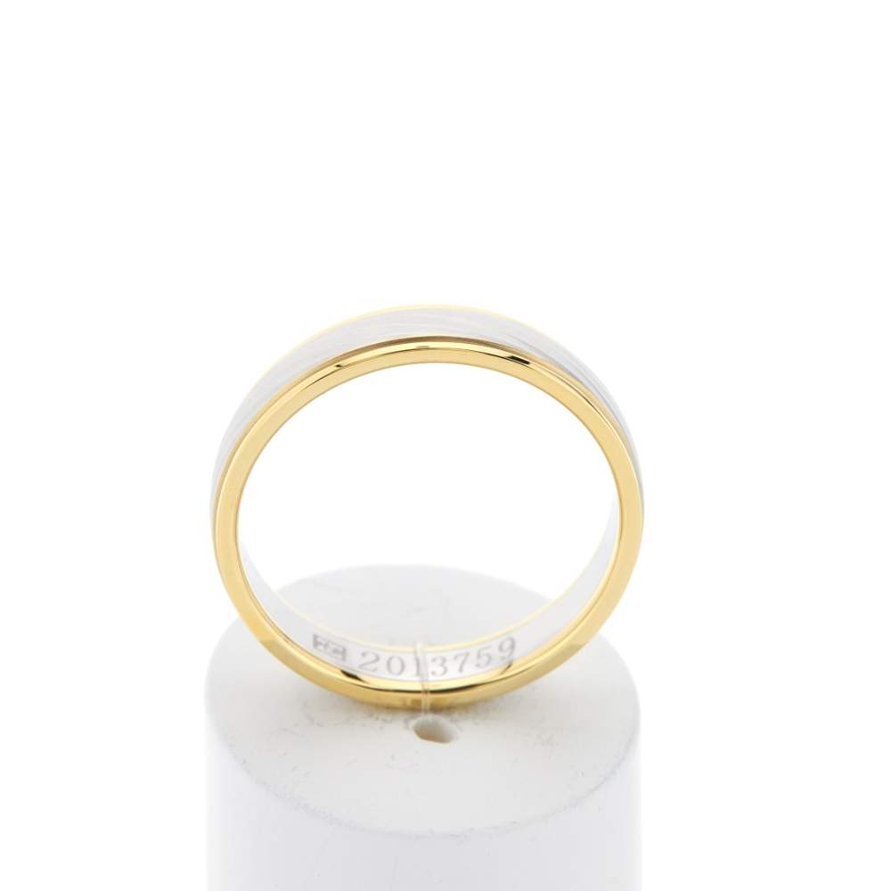 Alliance 2 ors 750 jaune et blanc - vue 1