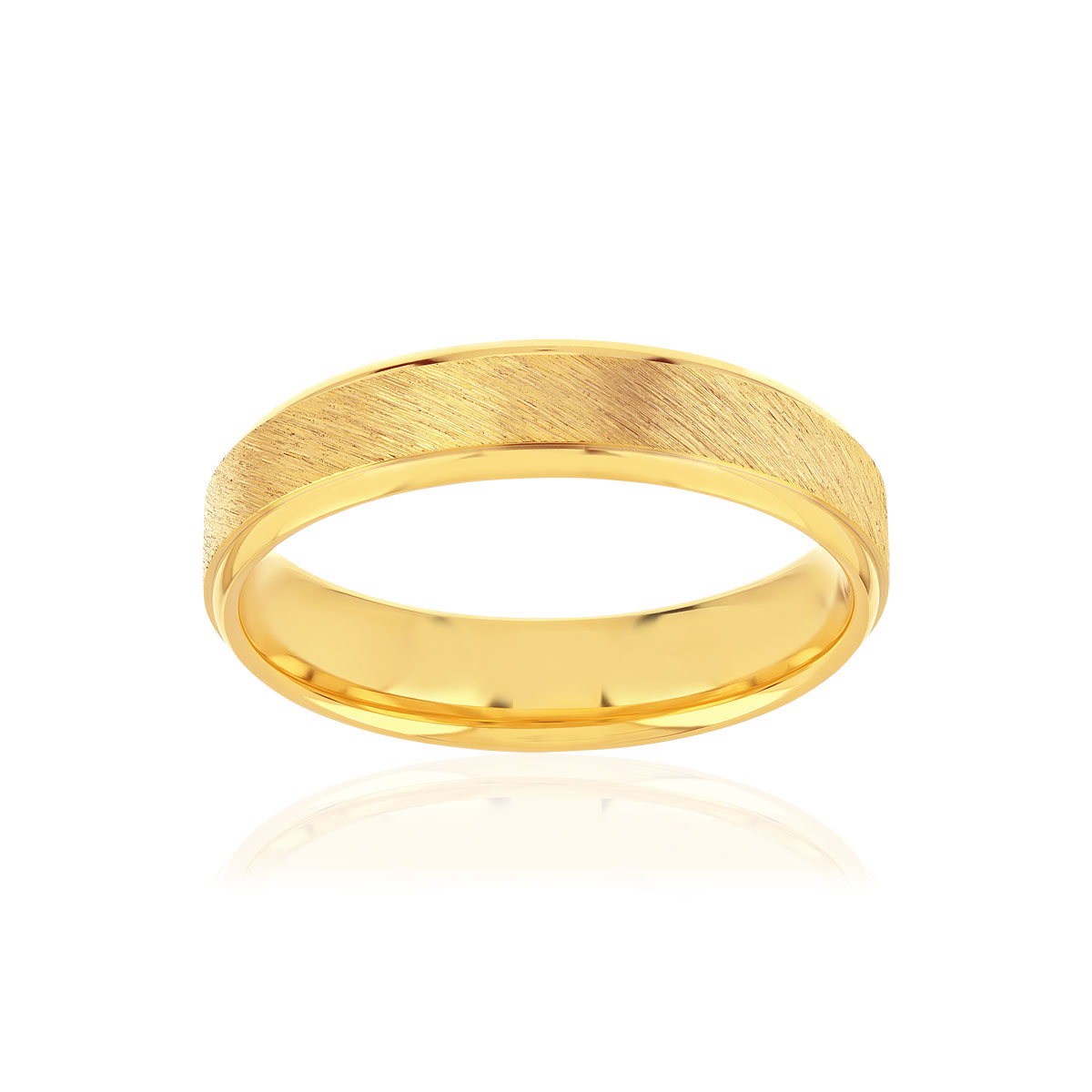 750 geelgouden ring 5 mm