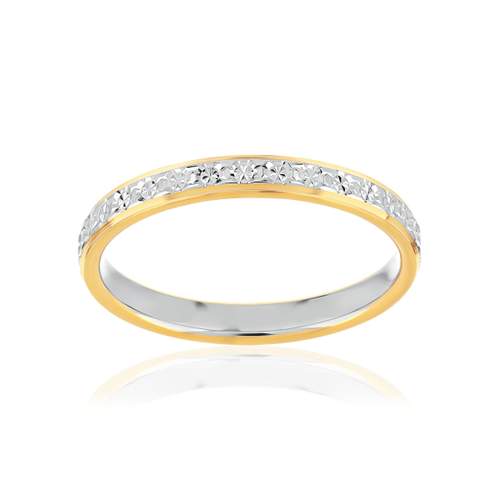 Alliance 2 ors 750 jaune et blanc 2.5 mm