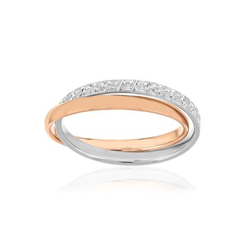Alliance 2 ors 750 rose et blanc