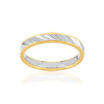 Alliance 2 ors 750 jaune et blanc - vue 1