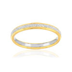 Alliance 2 ors 750 jaune et blanc - vue 1