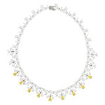 Collier argent 925 zirconias 40 cm - vue 5