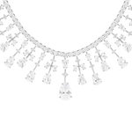 Collier argent 925 zirconias 41 cm - vue 2