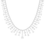 Collier argent 925 zirconias 41 cm - vue 3