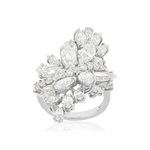 Bague argent 925 zirconias - vue 2
