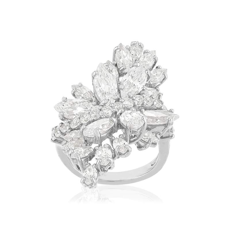 Bague argent 925 zirconias - vue 2