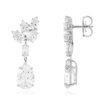 925 silver zirconia pendant earrings