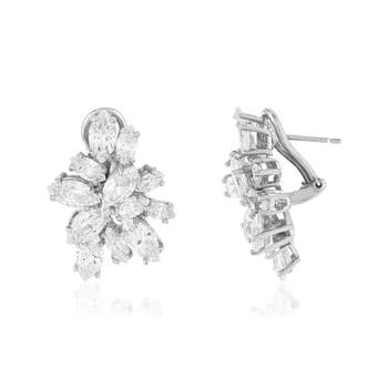 925 silver zirconia pendant earrings