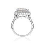 Bague argent 925 zirconias - vue D1