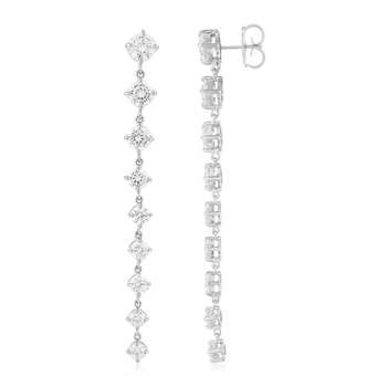 925 silver zirconia pendant earrings