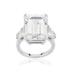 Bague argent 925 zirconias - vue 2