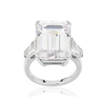 Silver ring 925 zirconias